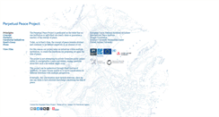 Desktop Screenshot of perpetualpeaceproject.org